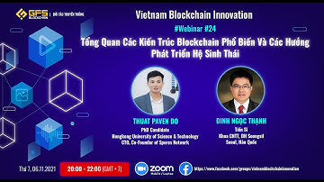 Webinar #24: Tổng Quan Các Kiến Trúc Blockchain Phổ Biến & Các Hướng Phát Triển Hệ Sinh Thái