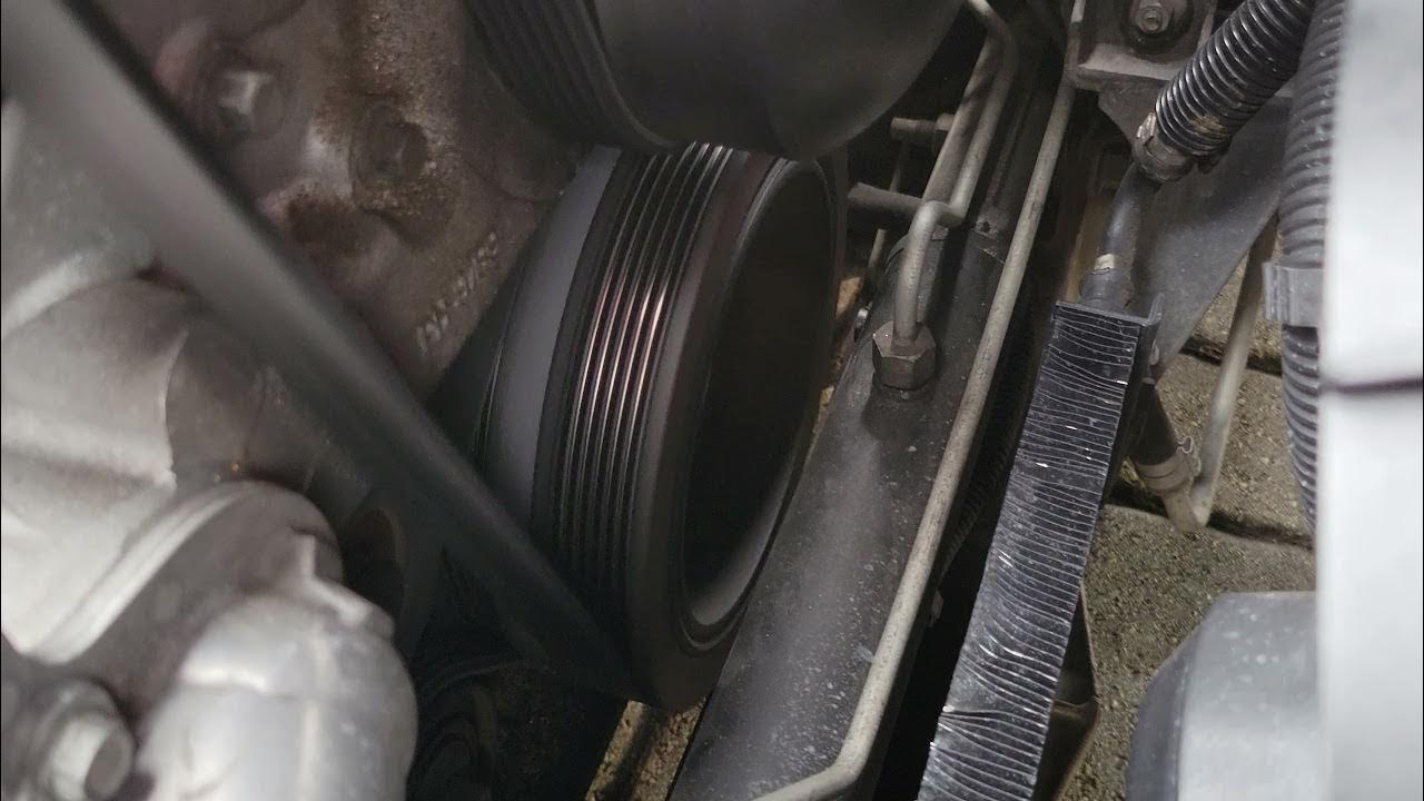 99 C5 harmonic balancer wobble? - YouTube