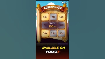 Scratch Map game on Fomo7 | Reveal Hidden Odds & Match the Multipliers