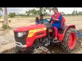 Village Girl Driving Mahindra mini tractor & cultivator | MAHINDRA JIVO 245 DI 4WD - Come to Village
