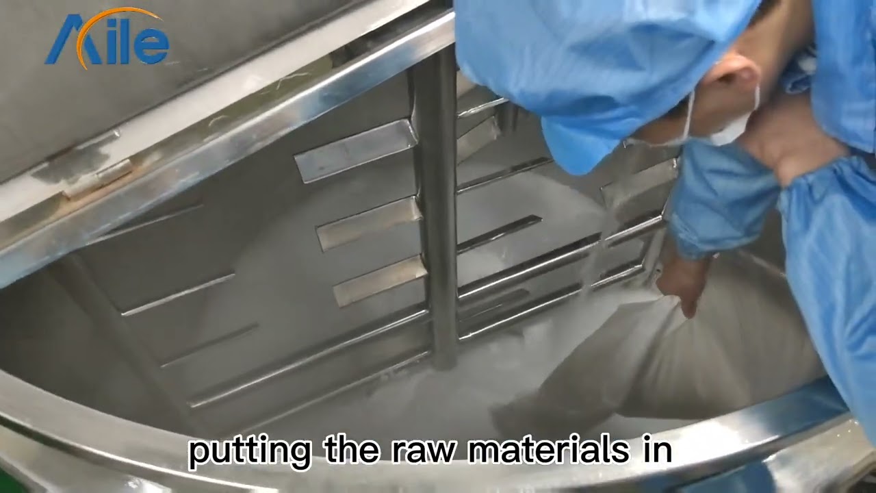 AILE 2000L face mask liquid mixing machine liquid mixer(customer factory)