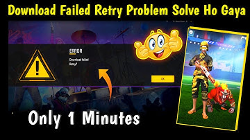 How To Solve Free Fire Max Loading Problem | Free Fire Download Failed Retry Problem
