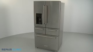 KitchenAid 5 Door Refrigerator Disassembly (Model KRMF706ESS01)