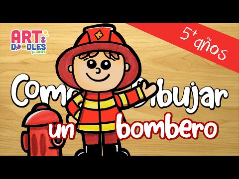 Video: Cómo Dibujar Un Bombero