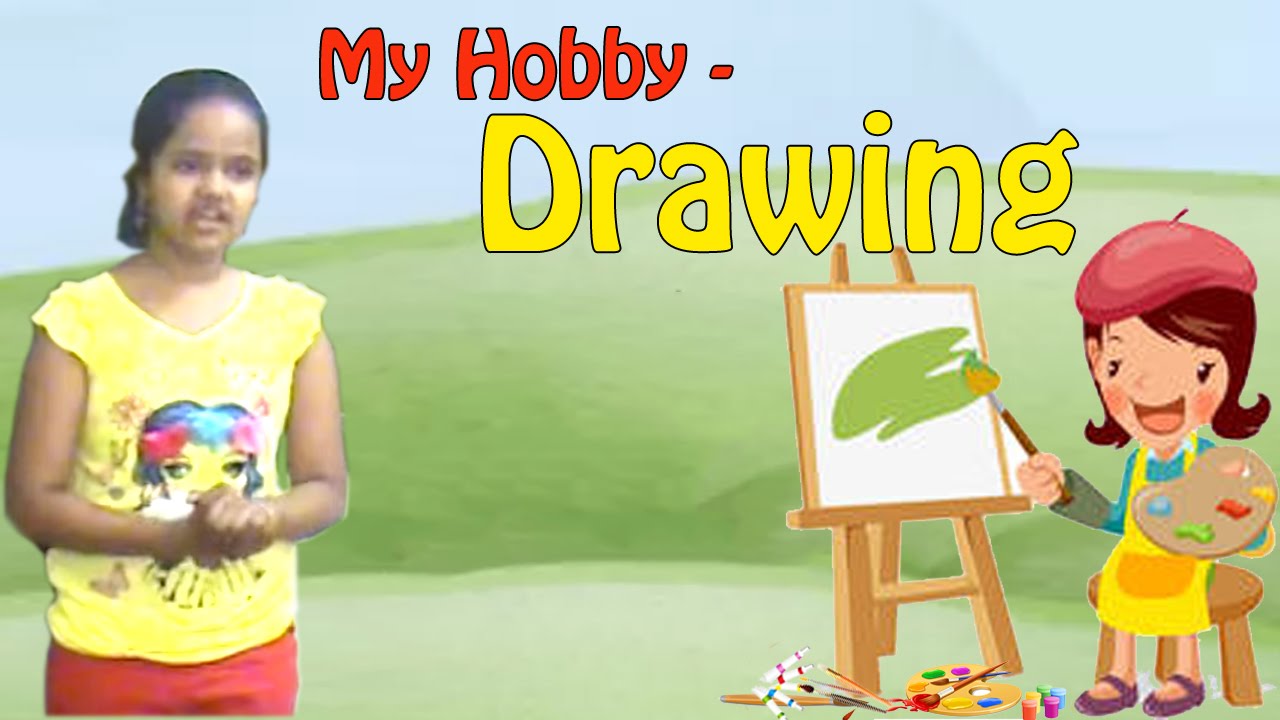 speech on favourite hobby drawing