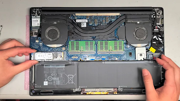 DELL XPS 15 9560 Disassembly RAM SSD Hard Drive Upgrade Repair Battery Replacement