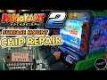 Replacing a surface mount chip in mario kart arcade