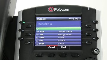 Polycom VVX 400 401 411   Warm Transfer