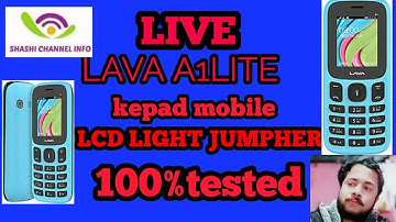 lava A1 keypad display light problem/LCD light not working #shashichannelinfo