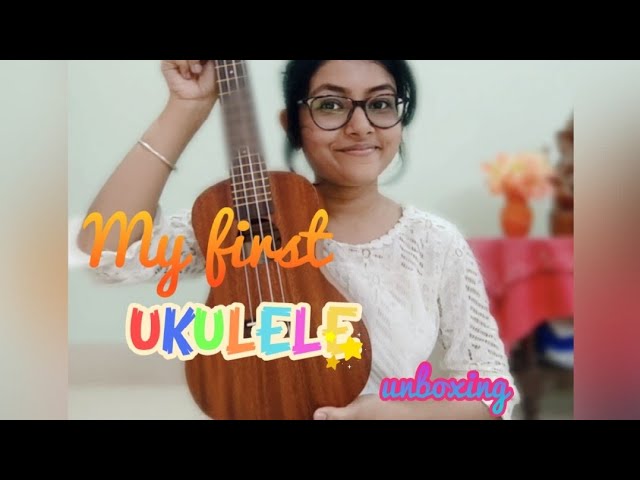 My first ukulele unboxing ||SAYANIDEY_OFFICIAL...for more details, check out my description box class=