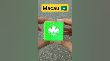 How to make Flag of Macau On Rubik