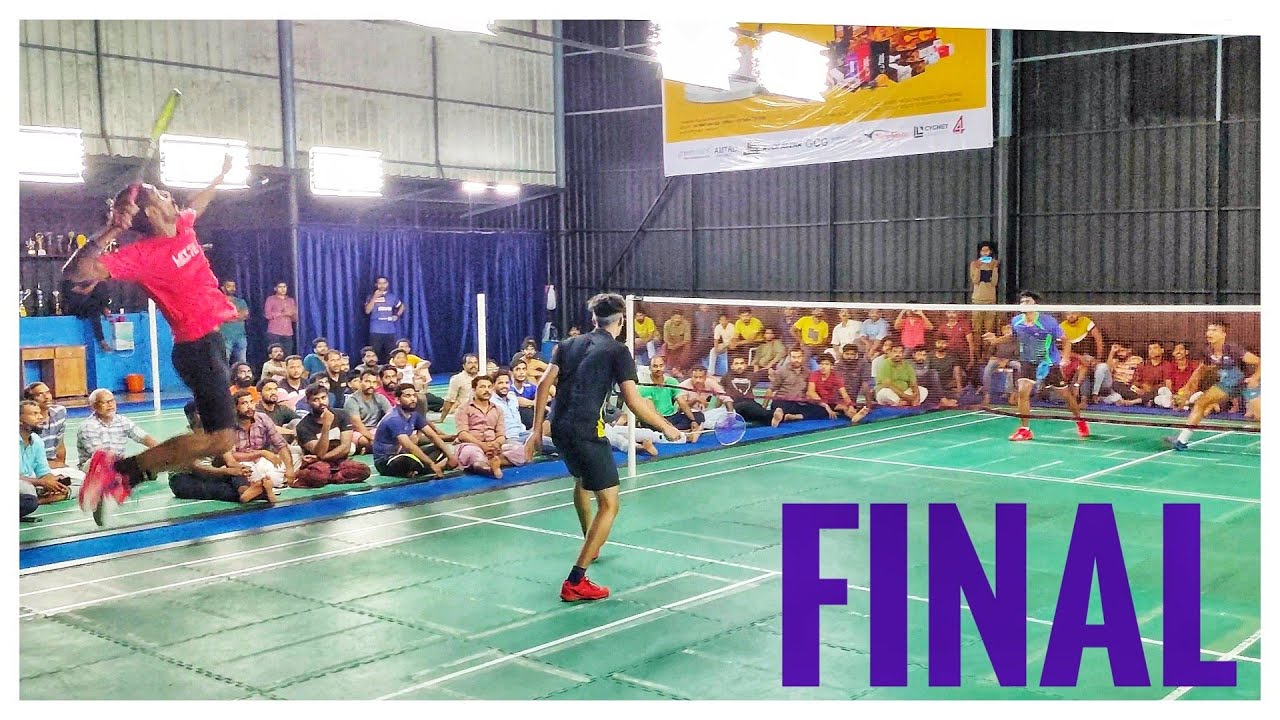 SIDHARTH/DHILEEPAN VS SHIJAS/JAISON: OPEN BADMINTON DOUBLES TOURNAMENT PANDIKKAD 2022