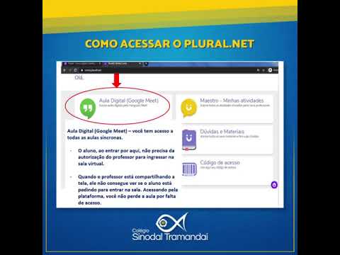 Dúvidas de como de acessar a plataforma plurall net?