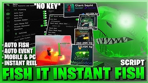 Fish It Script *NO KEY* - Auto Farm, Instant Catch, Auto Buy, Fast Catch, Fish Spawner & More!