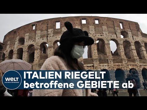 CORONAVIRUS AUS CHINA: Mehr Gebiete in Italien von Covid-19 und Sars CoV-2 betroffen CORONAVIRUS AUS CHINA: Mehr Gebiete in Italien von Covid-19 und Sars CoV-2 betroffen