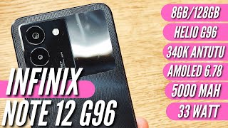 картинка: ТОП СМАРТФОН ЗА ⚠️ 11000 руб INFINIX NOTE 12 G96. AMOLED/ 8gb/128 Helio G96/340k ANTUTU 33W/5000 mAh