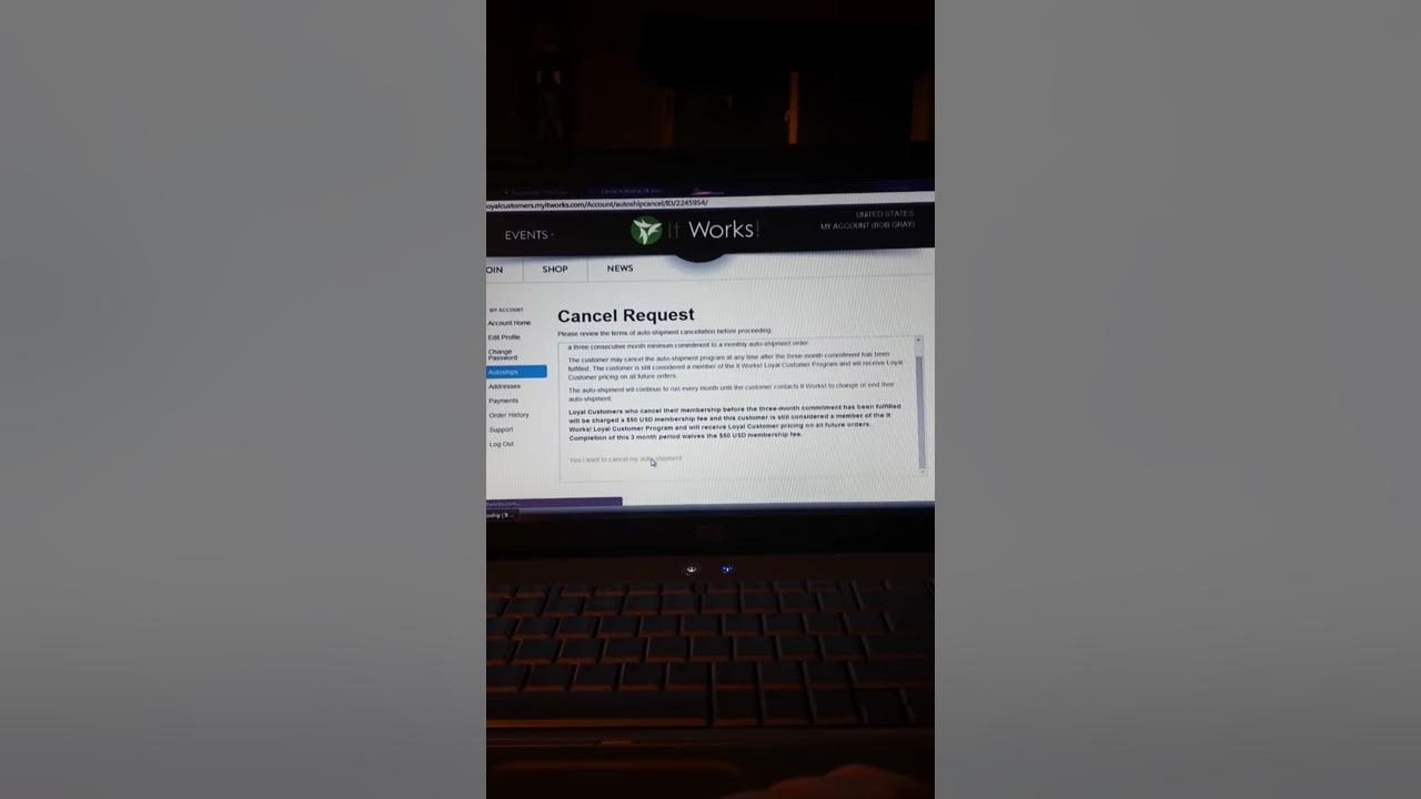 How to cancel autoship YouTube