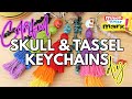 Triple Tassel Skull Keychain DIY