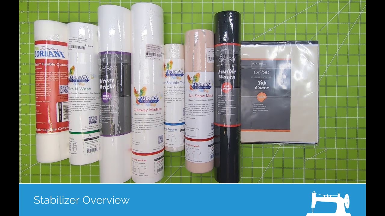 Stabilizing 101 Overview of Different Fabric Stabilizers for Machine