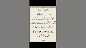 سورة الفيل #قرآن #اكسبلور #تلاوة_خاشعة #لايك