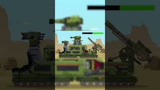 Evolution Battle Kv-88 Vs Npc Boss Hybrid Cartoon About Tank
