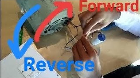 Single Phase Motor Reverse Forward direction rotation change Connection Motor ||ys skills|| ysskills