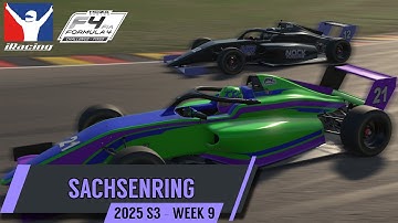 iRacing Season 3 2025, Week 9 | F4 Challenge at Sachsenring