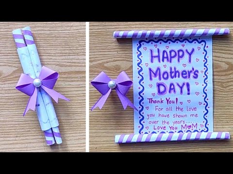 Easy White Paper Mother's Day Gift Idea, Mother's Day Crafts