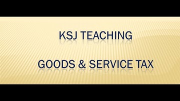 GST Lecture-01-Introduction To GST