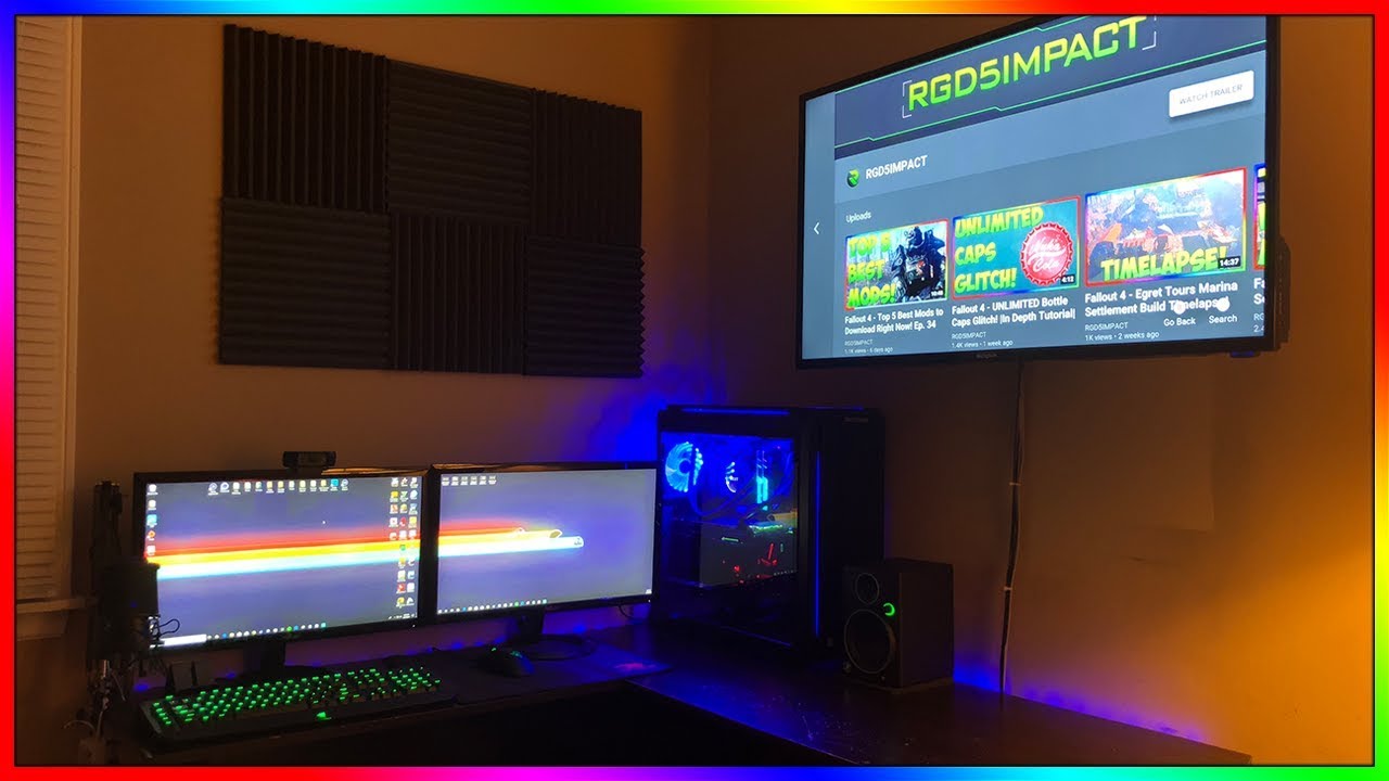 My 2018 Gaming Setup! (RGD5IMACT Setup Tour) - YouTube