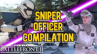POPIN OFF AS A SNIPER! Star Wars Battlefront 2 EPIC SNIPER MONTAGE!