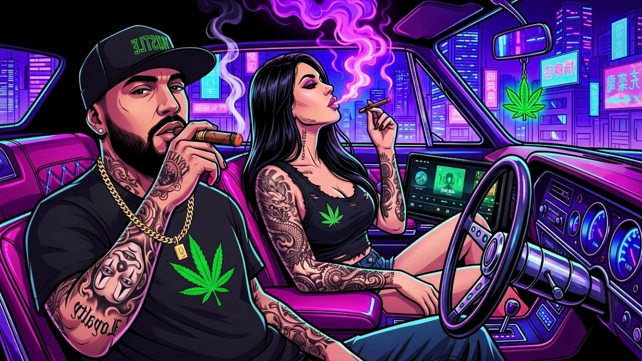 Quiet Streets, Midnight Smoke Haze — 420 Chill Rap & Bluesy Hip-Hop