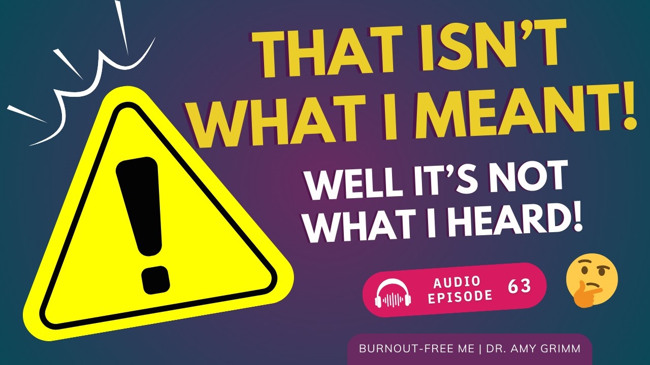 63 - Lost in Translation: Five Mistakes That Make You Miss What Matters