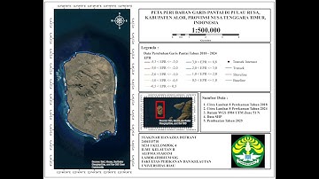 Video Tutorial Cara Membuat Peta Perubahan Garis Pantai Pulau Rusa, NTT Dengan Menggunakan ArcMap.