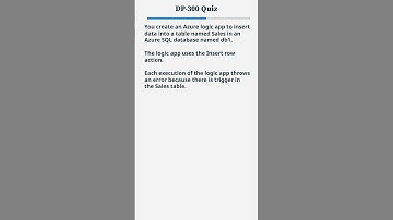 Database Administrator Quiz for #DP-300 #shorts