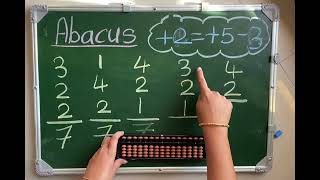 English || Abacus  classes || level 1:-(+2=+5-3). ||. small friend concept ||