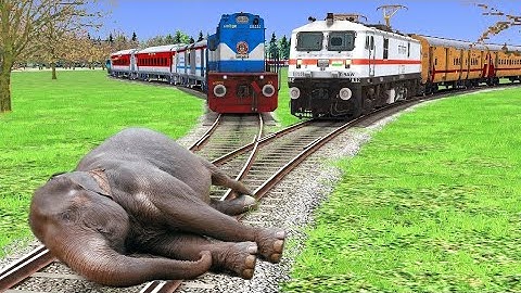 TRAINS CROSSING ON BUMPY FORKED RAILROAD CROSSING | Train Simulator 202 #railroad