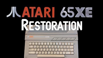 Atari 65XE restoration project part 6 - retrobrite and project completion