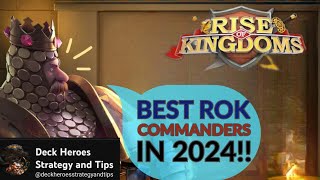 ULTIMATE BEST COMMANDER REVIEW Rise of Kingdoms (ROK) #riseofkingdoms #rok