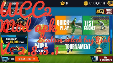 WCC2 v.2.8.5.1 Mod apk || Everythings Unlock || Stadium bug fix || by Navdeep Mehta