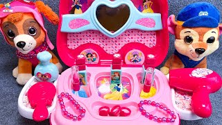 Paw Patrol Unboxing Princess Makeup Rescue Skye Has Pimples? Chase Helps With Magical Skincare