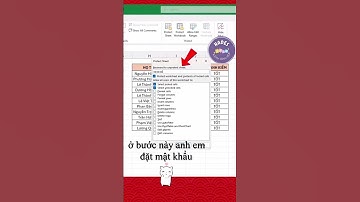 cách đặt mật khẩu file trong excel #tinhocvanphong #excel  #office #review #reels