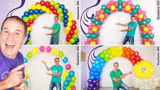 Birthday decoration ideas at home 🤩 balloon decoration ideas - Balloon arch -Gustavo gg