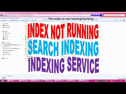 Video: Apa itu layanan pengindeksan di Windows 7?