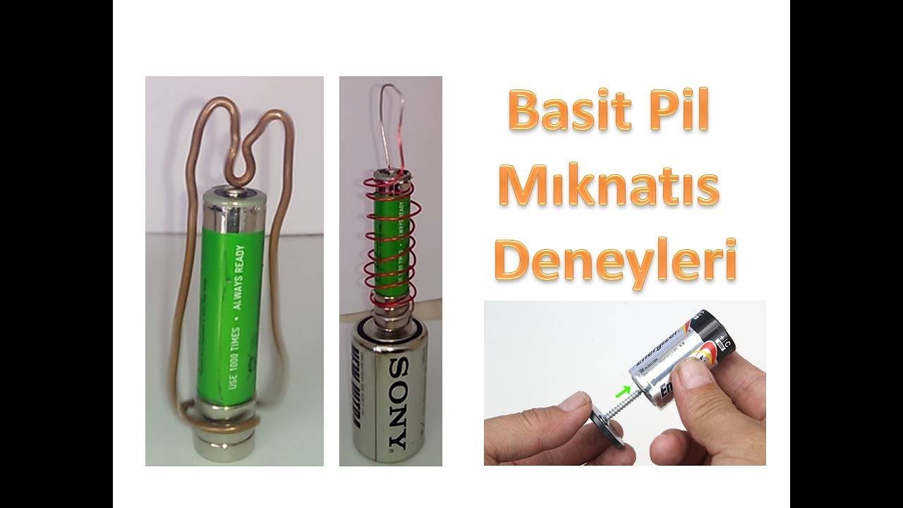 basit pil miknatis deneyleri youtube youtube bilim deneyleri basit