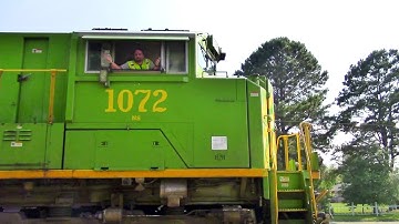 NS Illinois Terminal SD70ACE Horn gets Stuck as the Train 65W rolls out with SD70ACU/C40-9W K5LLA!!!