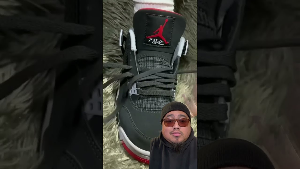 How To Lace Jordan 4 Bred Airjordan Jordan4 Howto