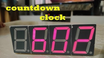 How to Make A countdown Clock Using Arduino