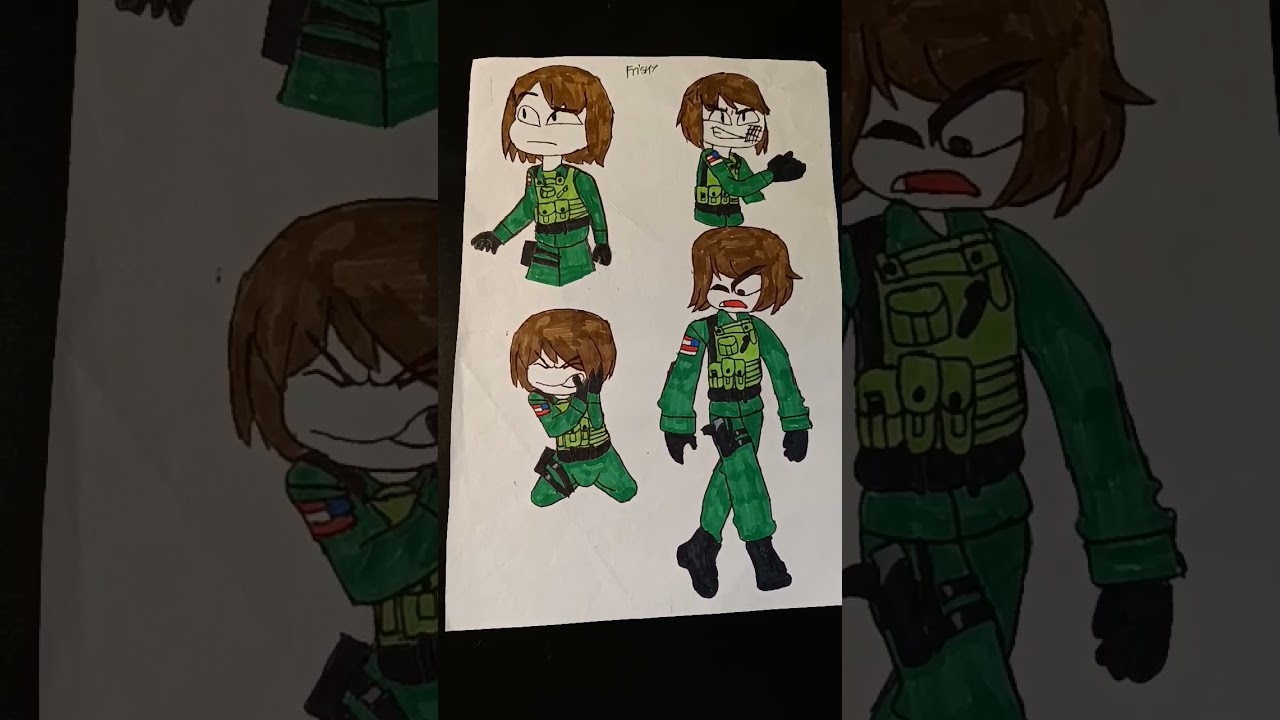 COMMANDO ELITE - Soldier ( Artwork 🎨 ) 🪖🇺🇲💣🎖🧨💥 # anime drawing part 54  Frisky