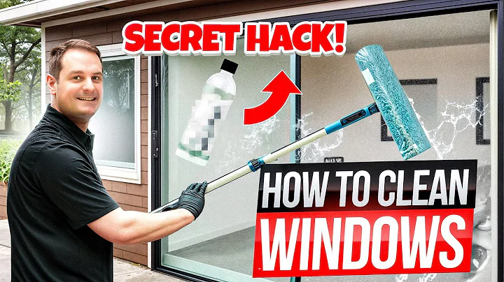 How to Clean Exterior Windows Like a Pro! No Streaks or Spots